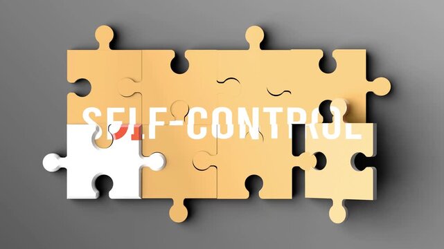 Discipline brings to life self-control - when many parts of a Discipline puzzle come together and start manifesting, they create Self-Control at the same time.