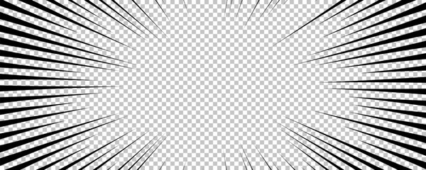 Black comic book transparent background © dniprodd