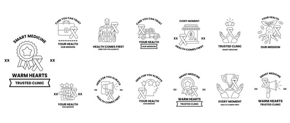 The image is a collection of different symbols