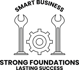 A logo for a business that is smart, strong, and successful