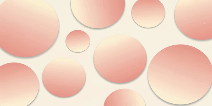 Abstract background with peach colored circles soft gradient perfect for modern designs and presentations