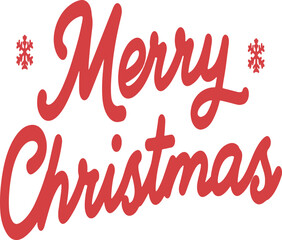 Merry Christmas T-shirt Design simple