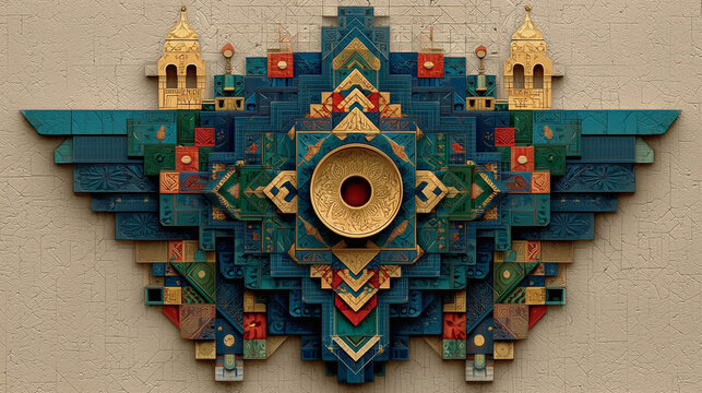 Ornate Geometric Emblem