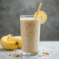 banana smoothie with banana