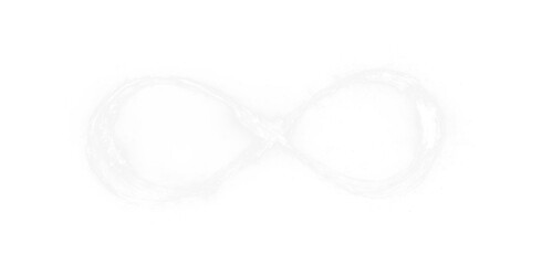 Digital glowing infinity symbol in futuristic art concept showing strength imagination and technology.
