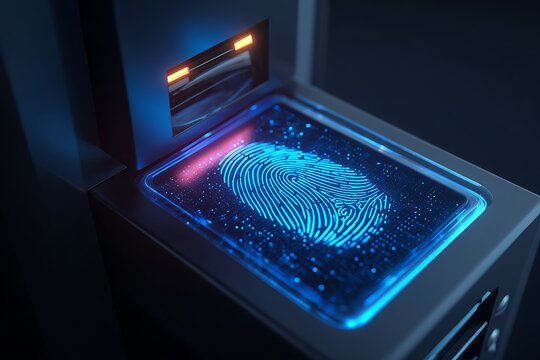 Hand scanning fingerprint or face to approve digital payment