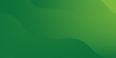 simple green background . modern wavy background style
