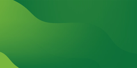simple green background . modern wavy background style