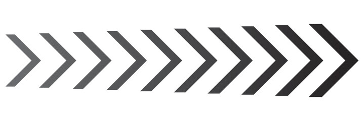 Dynamic moving arrow symbol. Arrow, cursor, dynamic fast symbol sign. Dynamic moving arrow representing speed, fast, acceleration illustration.