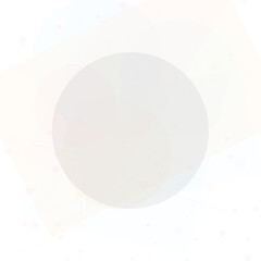 Abstract vector background of clean porcelain dinner plate, a blank round dishware object for food