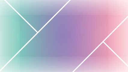 Seamless geometric abstract background with pastel gradient and diagonal white lines