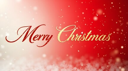Merry Christmas greeting for holiday cards and festive social media posts