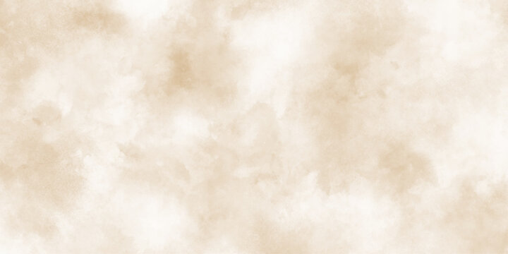 Watercolor art background vector ,abstract beige splotchy ink watercolor paper background ,Vintage grunge surface. Empty blank. Brushstrokes and splashes. Painted template for design.