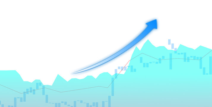 Investment and Market Exchange Financial Growth Chart Trade analysis, business performance, and stock market data visualization