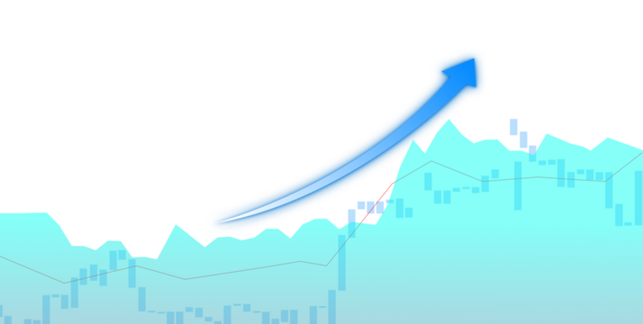  Investment and Market Exchange Financial Growth Chart Trade analysis, business performance, and stock market data visualization - Powered by Adobe