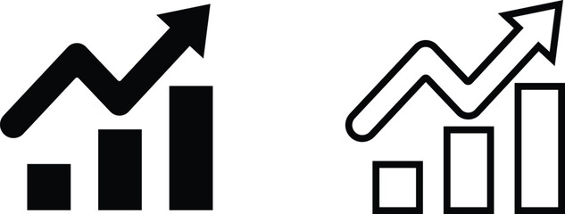 Collection of business and finance icons representing success and growth, Vector business icons, Modern business icons. Business icons set.