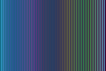 Abstract background with a vibrant rainbow color gradient and vertical stripes.
