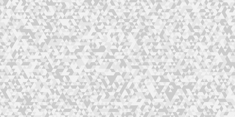 Abstract geometric wall tile and metal cube background triangle wallpaper. Seamless geometric pattern low polygon backdrop background. Gray diamond overlap polygonal background.	