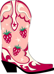 Strawberry Boots