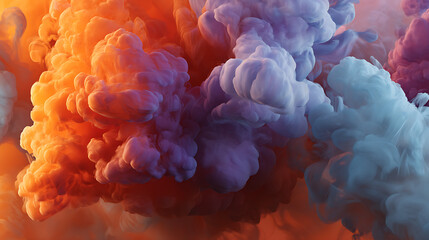 Abstract colorful smoke background wallpaper desktop hd vibrant artistic smoke effect design element