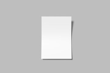 A4 Flyer or Poster Blank Mockup