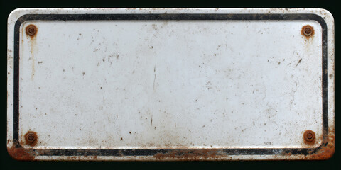 Empty plate on green background, ready to display a message or design