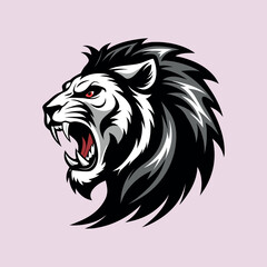 A lion logo 