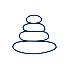 Spa stone vector illustration icon design trendy