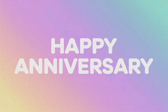 Celebrate your special day with this vibrant Happy Anniversary greeting, perfect for milestone celebrations, heartfelt cards, and creating unforgettable memories