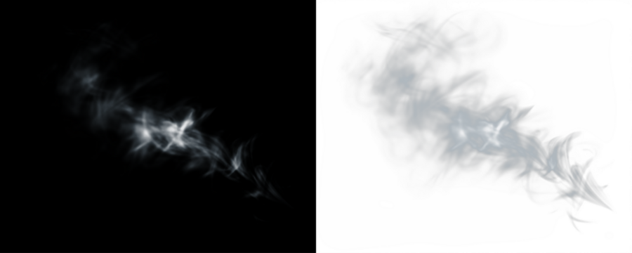 Ethereal smoke overlay on contrasting backgrounds, featuring wispy tendrils and soft textures, perfect for creative design projects and artistic expressions