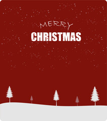 New Christmas Vector Design. Christmas and New Year background with gifts in winter. Christmas card. Vector illustration.