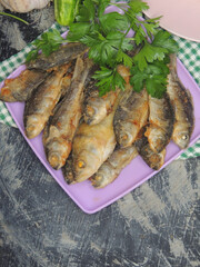 grilled fish with vegetables
