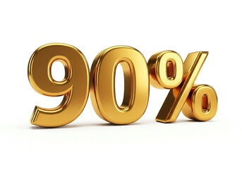 3d shiny golden discount collection, 90 percent.