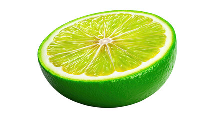 Lush Lime: A vibrant, cross-section lime showcasing its juicy texture and refreshing appeal.