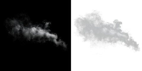 Smoke overlay effect on contrasting backgrounds, showcasing ethereal wisps of vapor, ideal for creative design projects and enhancing visual storytelling in various applications