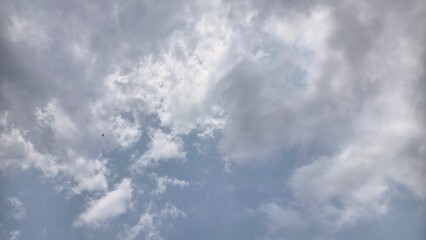 Expansive Sky Filled with Clouds on an Overcast Day