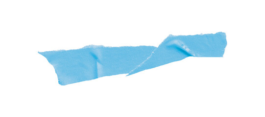 Obraz premium Light blue masking tape, plastic scotch, on a transparent background.