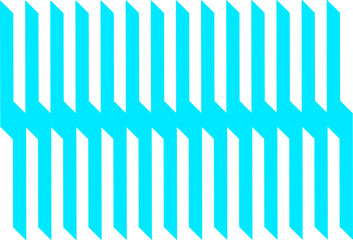 Vibrant blue geometric pattern with repeating vertical shapes forming a bold optical design, ideal for modern textiles, wallpapers, branding elements, and contemporary artwork.
