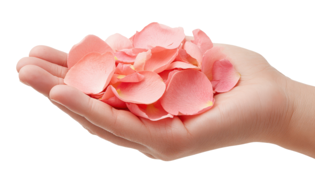 Handful of Pink Rose Petals - Beauty, Romance, Fragrance