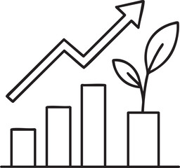 Black Vector Business Startup Innovation Icons 