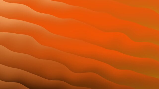Orange Wavy Abstract Motion Background