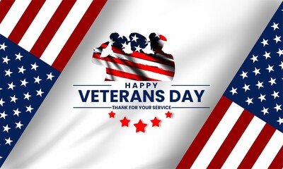 
Happy veteran day, thank you veterans, templates for poster, cover, banner, social media   
