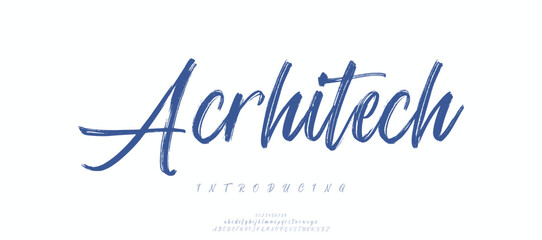 calligraphy alphabet small lettering a to z font family