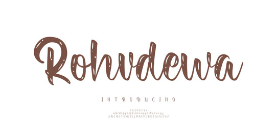 creative modern stylish calligraphy letter logo design