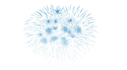 Abstract blue light burst with radiating lines, digital illustration concept