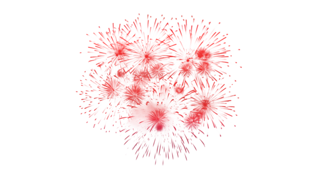 Abstract red paint splatter bursts with dynamic explosion texture artwork