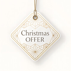 Big Christmas Sale announcement, Holiday shopping deals and discounts, Seasonal promotional event advertising, Festive gift box and red bow background, Winter holiday marketing graphic