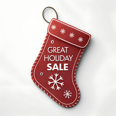 Big Christmas Sale announcement, Holiday shopping deals and discounts, Seasonal promotional event advertising, Festive gift box and red bow background, Winter holiday marketing graphic