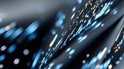 Tech-inspired black friday background with sleek metallic dark surface, abstract geometric shapes, and glowing digital circuit lines in blue and silver tones, futuristic sale banner design