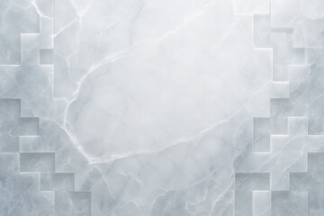 Floor or wall covered with textured gray marble tiles in modern design